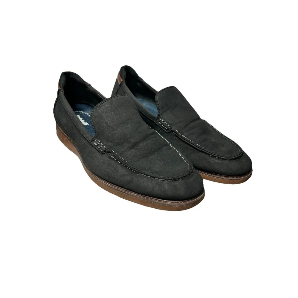 Dr. Scholl's Sync Up Moc Men's 12M Black Slip On Loafers Comfort Casual Gorpcore